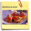 Montaditos de salmón