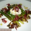 Espárragos con jamón y mascarpone