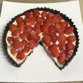 TARTA DOBLE CHOCOLATE Y FRESAS