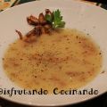 Crema de champiñones