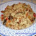 Quinoa con pimientos asados y esclata-sangs