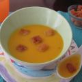 Crema de calabaza y zanahoria