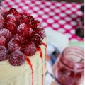 Raspberry White Chocolate Layer Cake