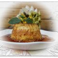 Flan de huevo al horno.