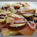 Hojaldre de jamón e higos
