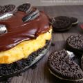 Tarta de queso con Oreo y chocolate