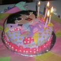 Mi primera torta decorada - Mon premier fondant!