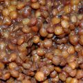 Lentejas con paté y gelée de vino tinto