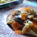 MACARRONES EN SALSA DE QUESO Y COLIFLOR