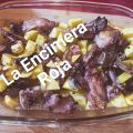Conejo al horno con patatas