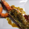 BOGAVANTE CON SALSA AL BRANDY