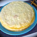 Tarta de arroz con leche y frixuelos