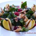 ENSALADA DE ESPINACAS, FRUTAS, POLLO, ANACARDOS[...]