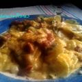 PATATAS A LA CREMA DE QUESO DE NABIZA GALLEGO