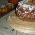 Mini bundt cake de plátano