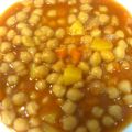 POTAJE DE GARBANZOS CON VERDURAS