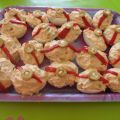 HUEVOS RELLENOS DE ATUN Y DE SURIMI