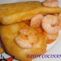 BACALAO EN TEMPURA CON GAMBAS