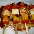 Brocheta de piña
