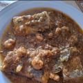 MERLUZA CON GAMBAS