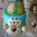 Tarta Bob Esponja y Doraemon