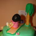 Tarta de Dora la exploradora