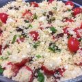 CUSCÚS CON TOMATE, QUESO Y MENTA