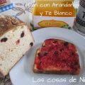 PAN DE MOLDE CON ARÁNDANOS Y TÉ BLANCO