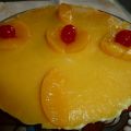 Bavarois de melocotón