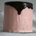 Layer cake de chocolate y fresa