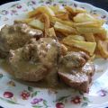 Solomillo de cerdo con salsa de nueces