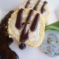 Brazo de gitano con nata al aroma de violetas