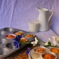 Muffins de fresa y frutos secos