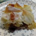 Pastel de manzana con pasta filo