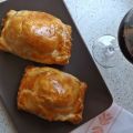 Hojaldre de morcilla y pimientos