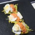 Nidos de Bacalao y Huevos de Codorniz.