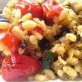 Ensalada templada de trigo