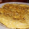 Tortilla de bacalao y pimientos
