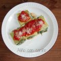 PACCHERI RELLENOS DE ESPINACAS, QUESO QUARK Y[...]