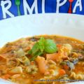 Sopa Minestrone ó Sopa de verduras española a[...]