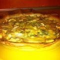 Pastel de pollo y queso