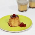 Flan de turrón