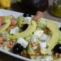 Ensalada de salmón y aguacate