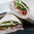 WRAPS DE ATÚN Y QUESO CREMA
