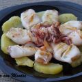 Calamares al ajillo con patatas