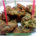 Buñuelos de arroz y espinacas con jamón y queso[...]