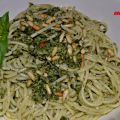 SPAGHETTI AL PESTO, DE ANNA MAYER  #PANEPASTA