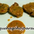 Solomillo de cerdo con salsa de miel, cebolla y[...]