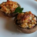 CHAMPIÑONES PORTOBELLO RELLENOS DE MARISCO