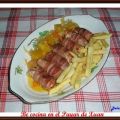 Rollitos de lomo con verduras y baicon